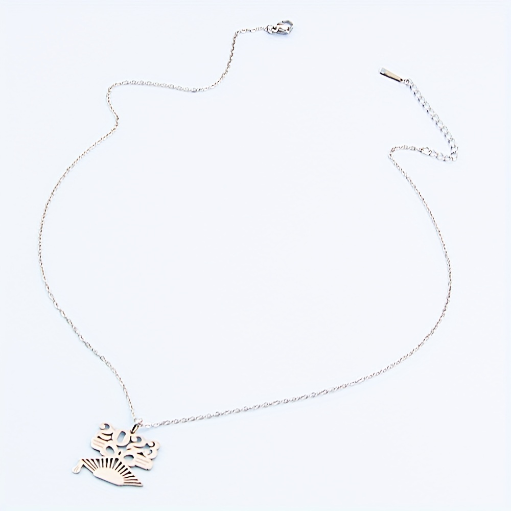 Bachelors Cap Pendant Necklace Stainless Steel Graduation Gift